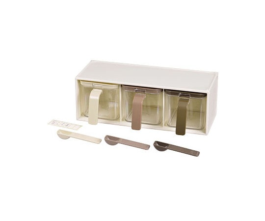 パール金属 NEWクローブ 調味料ストッカー 3個組 HB-1035 1袋（ご注文単位1袋）【直送品】