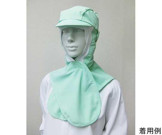 ガードナー ストレッチポプリンフード(ベースボール型)グリーン SP468-3 1枚（ご注文単位1枚）【直送品】