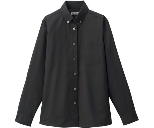 ボンマックス レディスボタンダウン長袖ブラウス ブラック 9G FB4044L-16 9G 1枚（ご注文単位1枚）【直送品】