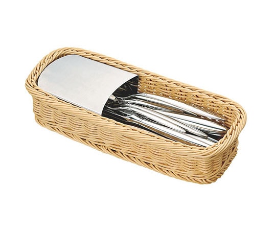 トーダイ 18-8カトラリーバスケット小用(2人用)箸ガード 196035 1個（ご注文単位1個）【直送品】