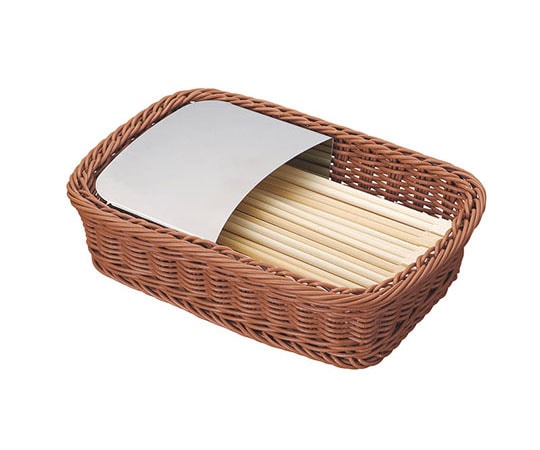 トーダイ 18-8カトラリーバスケット大用(4人用)箸ガード 196036 1個（ご注文単位1個）【直送品】