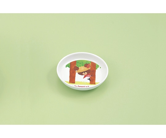 関東プラスチック工業 くまのがっこう 小皿 M-8J 1個（ご注文単位1個）【直送品】