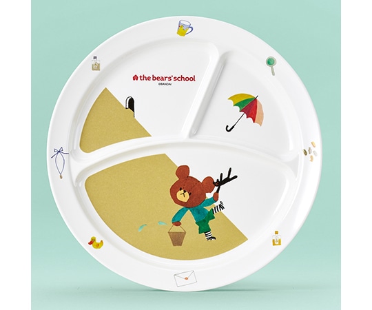 関東プラスチック工業 ジャッキーのたからもの 丸ランチ皿 CM-65TA 1個（ご注文単位1個）【直送品】