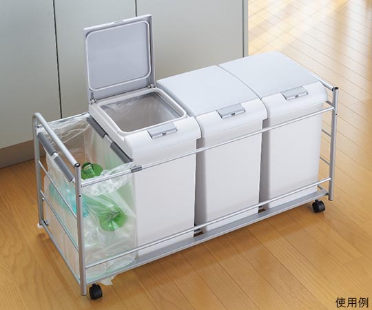 オークス ダストペールワゴン 86.1×36.5×45.7cm JE3 1個(ご注文単位1個)【直送品】