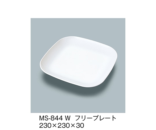 三信化工 フリープレート ホワイト MS-844_W 1個（ご注文単位1個）【直送品】