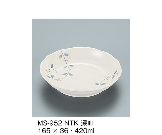 三信化工 深皿 南天唐草 MS-952_NTK 1個（ご注文単位1個）【直送品】