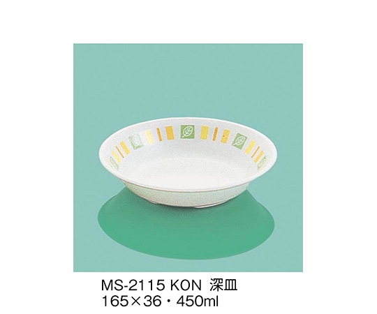 三信化工 深皿 木の葉 MS-2115_KON 1個（ご注文単位1個）【直送品】