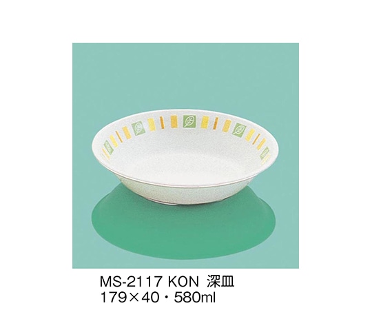 三信化工 深皿 木の葉 MS-2117_KON 1個（ご注文単位1個）【直送品】