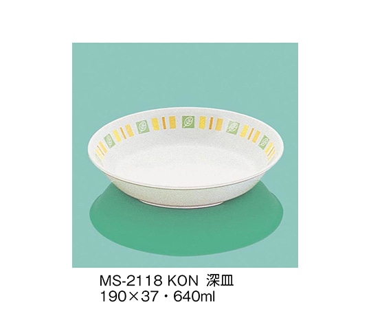 三信化工 深皿 木の葉 MS-2118_KON 1個（ご注文単位1個）【直送品】