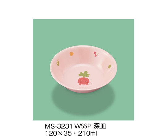 三信化工 深皿 サラダっこピンク MS-3231_WSSP 1個（ご注文単位1個）【直送品】