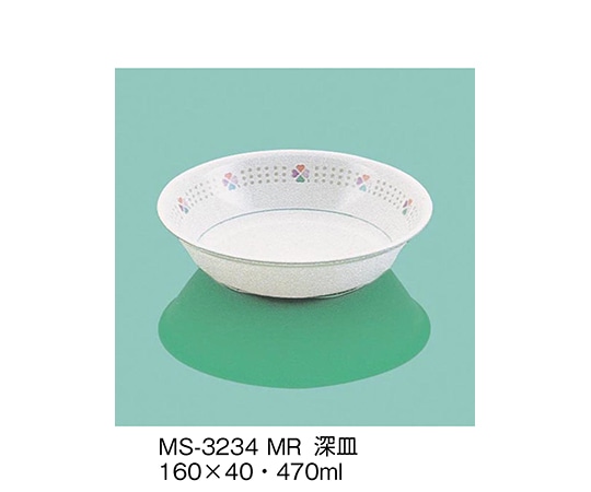 三信化工 深皿 メルヘン MS-3234_MR 1個（ご注文単位1個）【直送品】