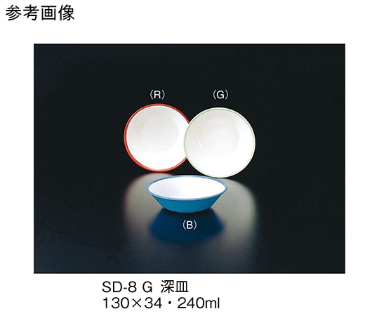三信化工 深皿 若草 SD-8_G 1個（ご注文単位1個）【直送品】