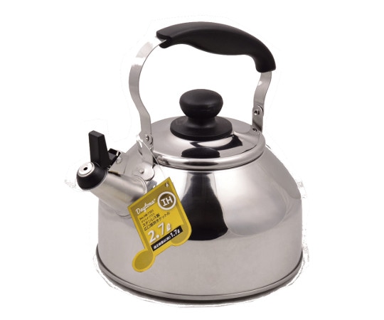 パール金属 デイトナプラス ステンレス製広口笛吹きケットル 2.7L HB-7351 1個（ご注文単位1個）【直送品】