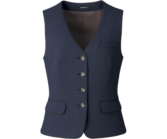 ボンマックス ベスト ネイビー 17G AV1277-8 17G 1枚（ご注文単位1枚）【直送品】