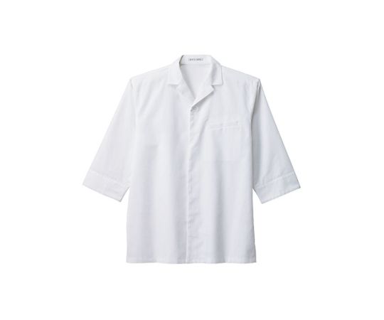 FACE ユニセックス開襟和シャツ ホワイト SS FB4542U-15 SS 1枚（ご注文単位1枚）【直送品】