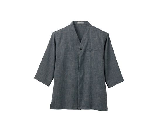 FACE ユニセックス和シャツ ブルーグレー M FB4543U-6 M 1枚（ご注文単位1枚）【直送品】