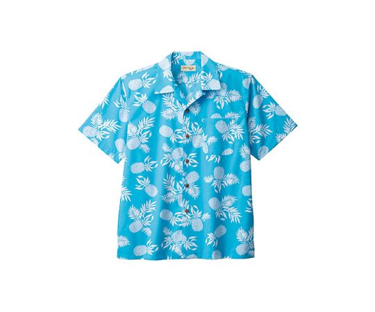 FACE アロハシャツ(パイナップル) ブルー M FB4546U-7 M 1枚（ご注文単位1枚）【直送品】