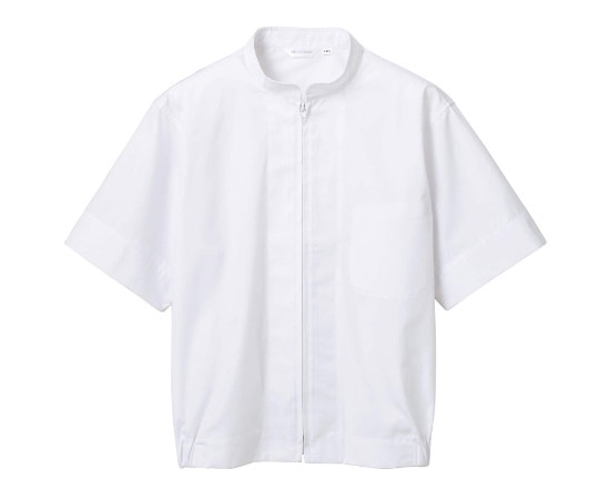 住商モンブラン ジャンパー 兼用 半袖 白 SS 8-702 1枚（ご注文単位1枚）【直送品】