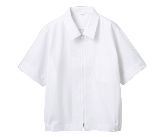 住商モンブラン ジャンパー 兼用 半袖 白 SS 8-712 1枚（ご注文単位1枚）【直送品】