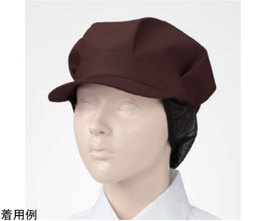 KAZEN ネット付きワークキャップ ブラウン フリー APK472-33 フリー 1枚（ご注文単位1枚）【直送品】