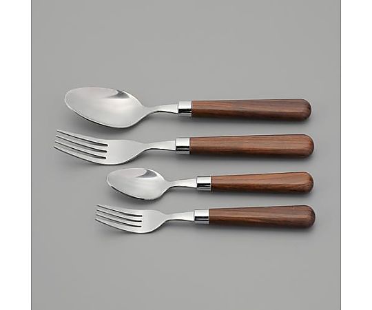 アズワン 4本組 フォーク&スプーンセット(ステンレス製) EA912WD-21 1個（ご注文単位1個）【直送品】