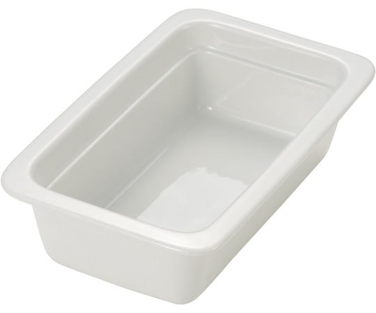 エムテートリマツ 角型チューフィング用陶器 GN1/4サイズ C88323 1個（ご注文単位1個）【直送品】