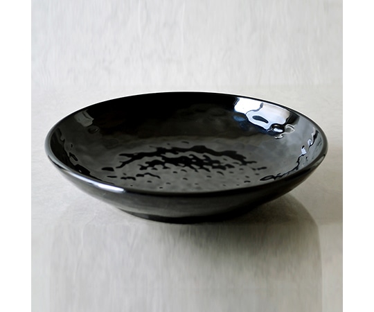 関東プラスチック工業 ブラック 20cmカレー皿 M-1850BK 1個（ご注文単位1個）【直送品】