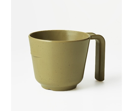 関東プラスチック工業 緑泥 ユニバーサルマグカップ MN-650 1個（ご注文単位1個）【直送品】