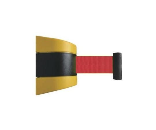 セーフラン安全用品 壁用ベルトパーテーション 赤 5m J0046 1個(ご注文単位1個)【直送品】