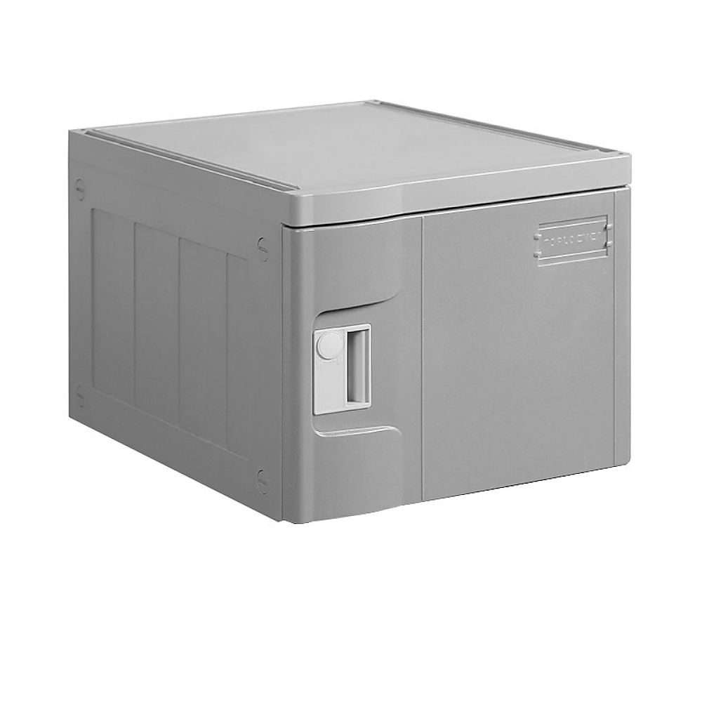 MTセキュリティジャパン T-382E樹脂製ロッカー(組立式) グレー MT-TPLA382E(GR) 1台(ご注文単位1台)【直送品】