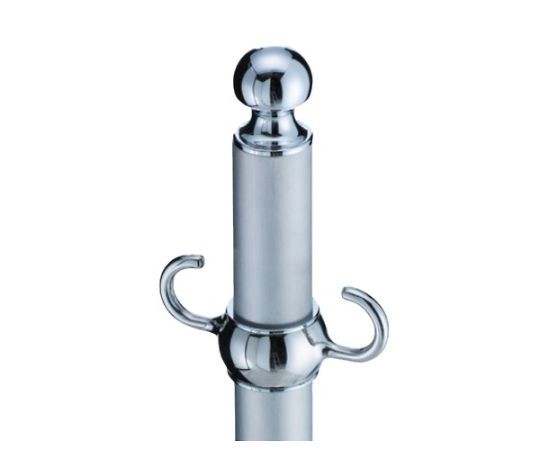 シロクマ フロアパーティションポールクローム/ヘアーライン FPP0110 1個(ご注文単位1個)【直送品】