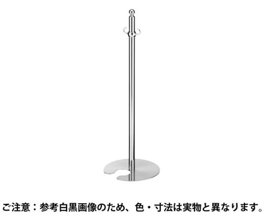 シロクマ フロアパーティションポールスタッキングクローム/ヘアーライン FPP0210 1個(ご注文単位1個)【直送品】