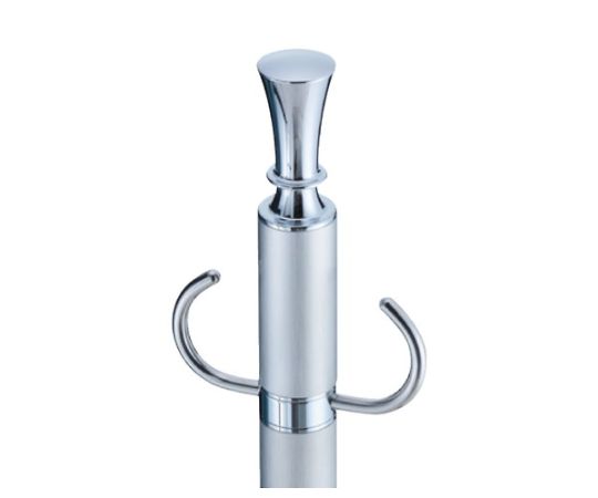 シロクマ フロアパーティションポールスタッキングクローム/ヘアーライン FPP0404 1個(ご注文単位1個)【直送品】