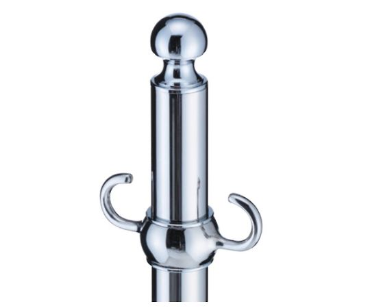 シロクマ フロアパーティションポールクローム/鏡面 FPP0310 1個(ご注文単位1個)【直送品】