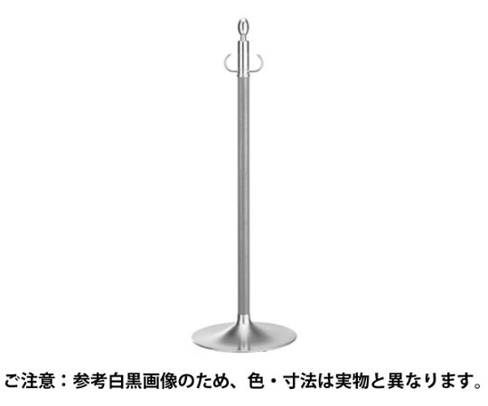 シロクマ フロアパーティションポール金/ダークオーク FPP1114 1個(ご注文単位1個)【直送品】