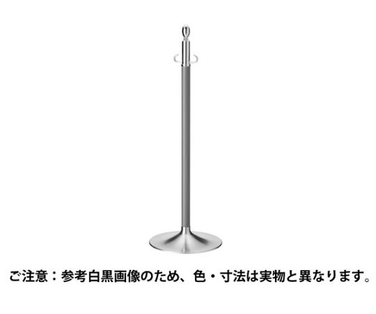 シロクマ フロアパーティションポールクローム/アイボリ FPP1115 1個(ご注文単位1個)【直送品】