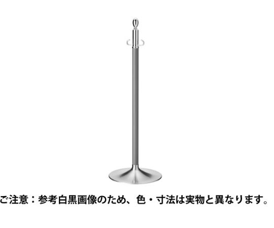 シロクマ フロアパーティションポールクローム/ブラウン FPP1115 1個(ご注文単位1個)【直送品】