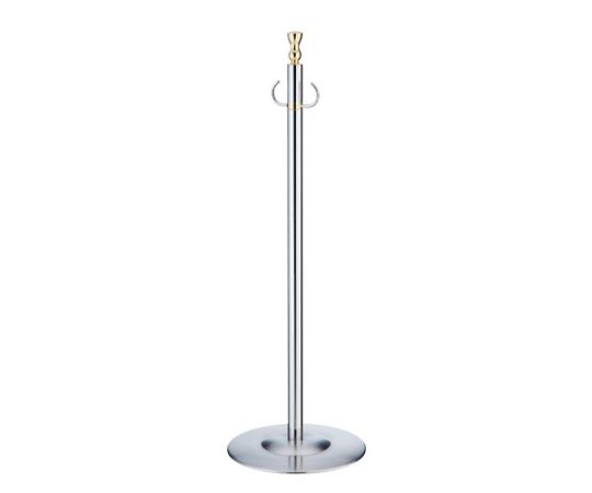 シロクマ フロアパーティションポール金/鏡面 FPP1302 1個(ご注文単位1個)【直送品】
