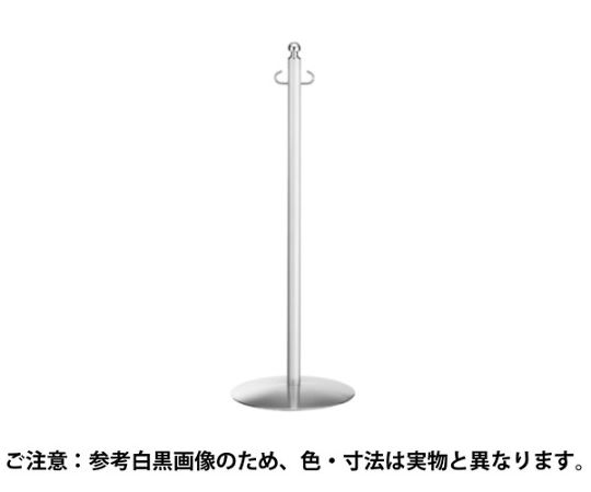 シロクマ フロアパーティションポールクローム/鏡面 FPP1254 1個(ご注文単位1個)【直送品】