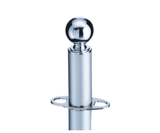 シロクマ フロアパーティションポールクローム/シルバー FPP0164 1個(ご注文単位1個)【直送品】