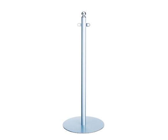 シロクマ フロアパーティションポールクローム/シルバー FPP0174 1個(ご注文単位1個)【直送品】