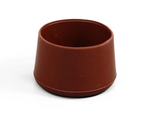 光 イス脚キャップバラ 丸 48ミリ 茶 BE-0-483 1個(ご注文単位1個)【直送品】