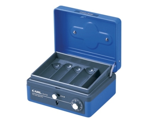 カール キャッシュボックス ブルー CB-8100-B 1個(ご注文単位1個)【直送品】