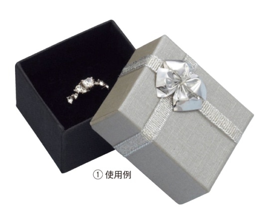 ストア・エキスプレス リボン付き アクセサリーボックス 5.5×4.8×4 (20個) 61-269-5-1 1セット（ご注文単位1セット）【直送品】