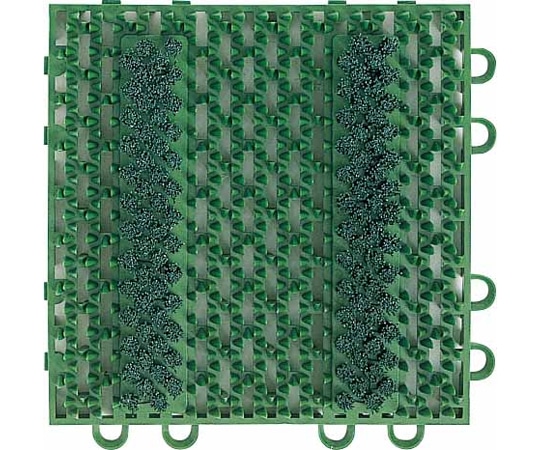 山崎産業(コンドル) エバック ブラシハードマット YL(本駒)グリーン F-117-HK-G 1枚(ご注文単位1枚)【直送品】