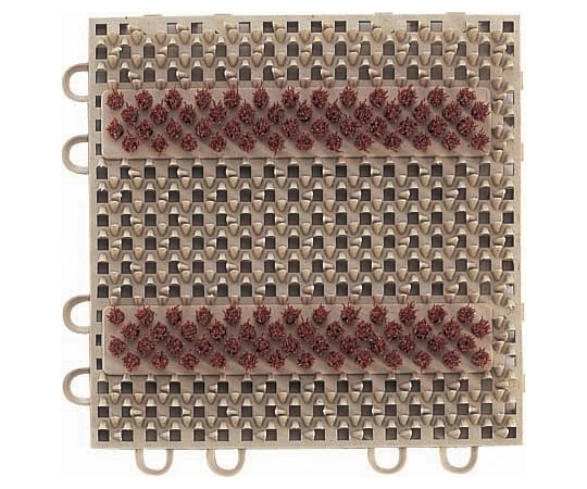 山崎産業(コンドル) エバック ブラシハードマット YL(本駒)ベージュ F-117-HK-BE 1枚(ご注文単位1枚)【直送品】