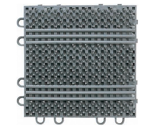 山崎産業(コンドル) エバック ライナーハードマット(本駒)グレー F-120-HK-GR 1枚(ご注文単位1枚)【直送品】