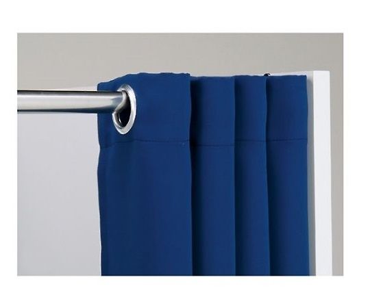 ストア・エキスプレス フィッティングルーム用カーテン ハトメ用 ダークブルー 61-779-52-2 1枚（ご注文単位1枚）【直送品】