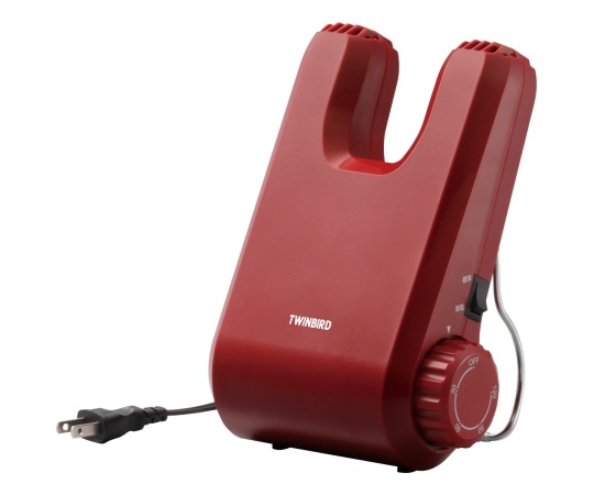 ツインバード くつ乾燥機 レッド SD-4546R 1個(ご注文単位1個)【直送品】