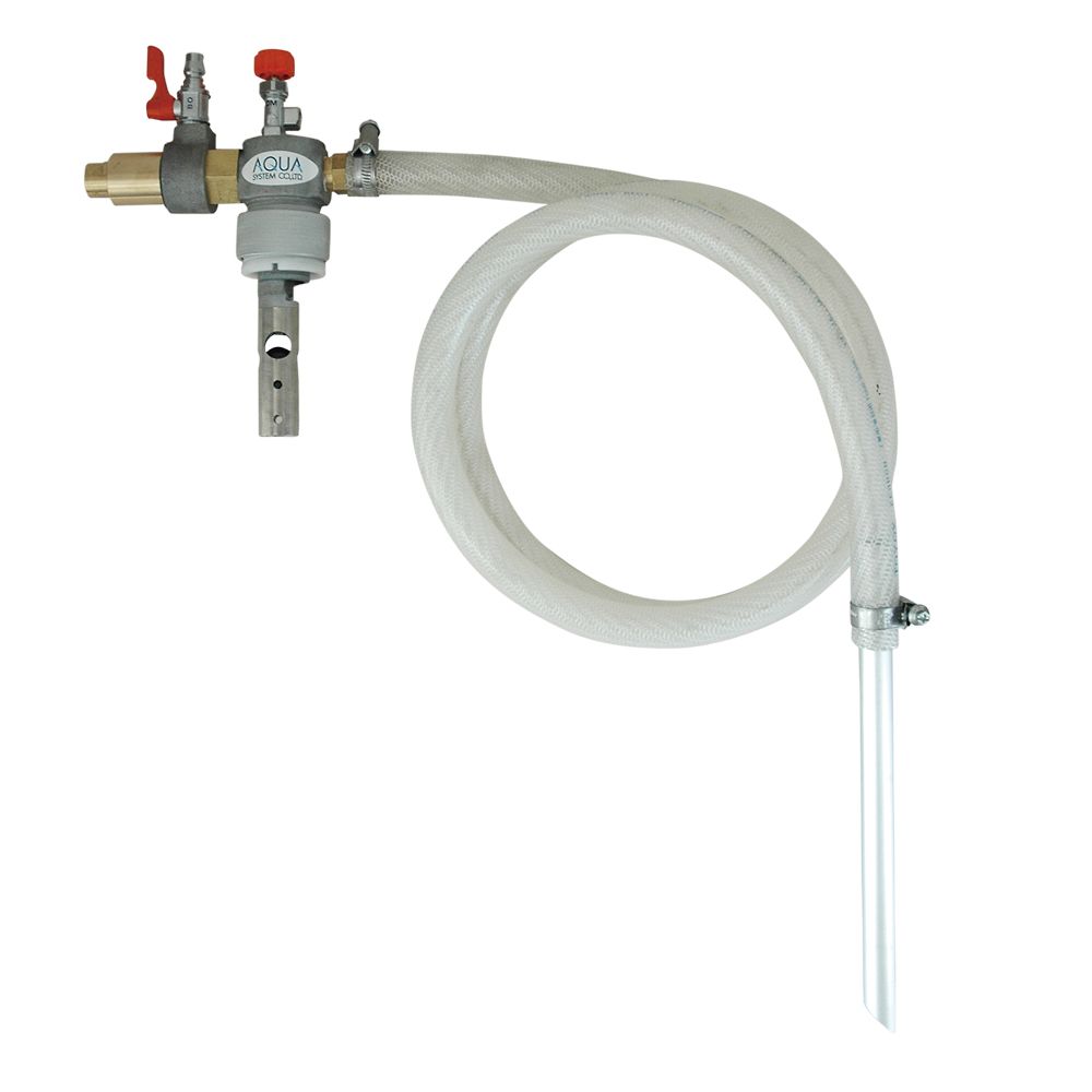 アクアシステム 湿式エアバキュームポンプ (アルミ製､溶剤・クローズペール缶用) APPQAS 1個(ご注文単位1個)【直送品】